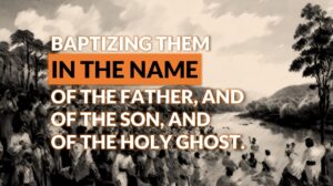 IN THE NAME OF THE FATHER, AN OF THE SON, AND OF THE HOLY GHOST